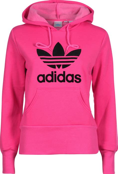 pink hoodie Adidas